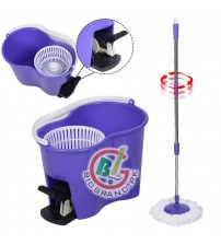360 Magic Spin Mop Bucket With Foot Pedal in Pakistan